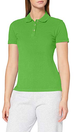 CliQue Damen Regular Fit Poloshirt,Green (Apple Green), 38 EU (Herstellergröße:Medium)