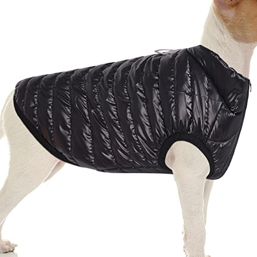 Vigcebit Weiche Fleeceweste mit Leinenring | Winter-Hundemantel Warme Fleece-Hundejacke - Chihuahua Mops Kleidung Hundejacke Winter Hundemantel Kleidung Outfit für kleine mittelgroße Hunde