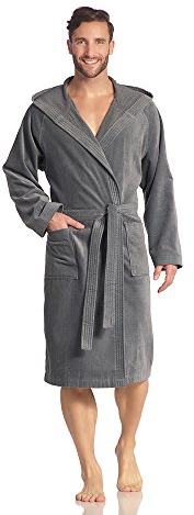 Vossen Damen & Herren Bademantel Texas flanell L