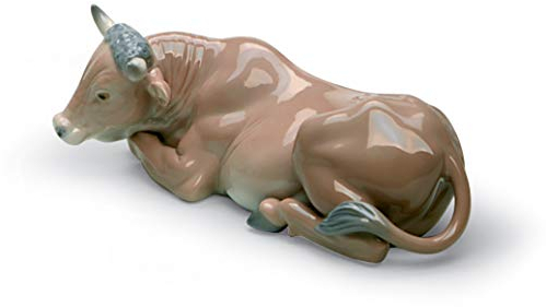 LLADRÓ Krippenfigur Ochse. Ochse (Krippenfigur). Porzellan.