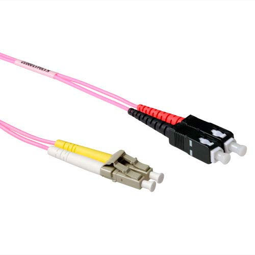 ACT GLASFASER Kabel LC-SC 50/125 OM4 Duplex 10.00M