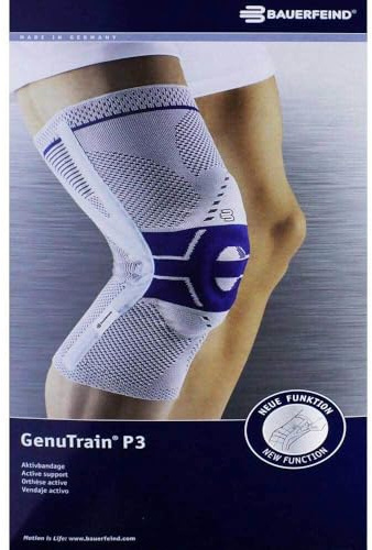 BAUERFEIND GENUTRAIN P3 Knieband.links Gr.3 schwarz 1 St