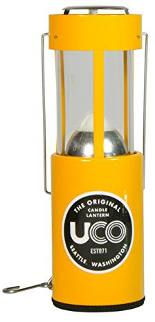 UCO Alu Kerzenlaterne, gelb, 054806