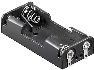 GOOBAY Support Piles 2X AAA (Micro) Solder Tail (U) Noir