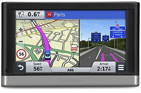 Garmin nüvi 2447LMT CE Navigationsgerät (10,9 cm (4,3 Zoll) Touch-Display, Kartenmaterial 22 Länder Europas, Zentraleuropa, Kartenupdate, TMC Pro)