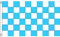 AZ FLAG Bandiera A Scacchi Azzurri E Bianchi 150x90cm - Bandiera Scacchiera Blu E Bianca 90 x 150 cm