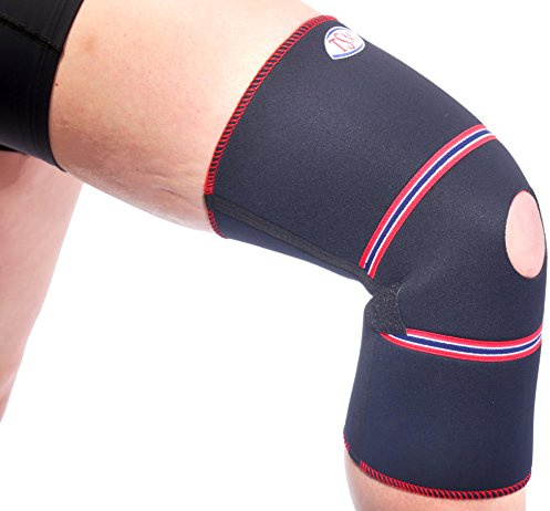 TSM Sportbandage Kniebandage Pro mit Patella-Aussparung, XS, 3509