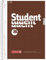 BRUNNEN Collegeblock Student | A4, Lineatur 23, 80 Blatt, braun