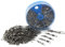 Croch Wirbelsortiment 100 STK. Wirbel Set in Drehdose Dose