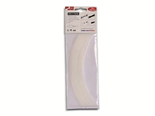 HellermannTyton 308-30315 Schrumpfschlauchsortiment Transparent 3mm 1mm Schrumpfrate:3:1 10St.