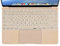 XSKN Hebrew Silicone Keyboard Skin Cover for MacBook 12 with Retina Display 2015 Version US Layout (Gold)