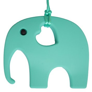 Elefant Beißring für Babys & Zahnungshilfe beim Zahnen, BPA Frei – Perfektes Baby Spielzeug & Geschenk – in 12 Farben Erhältlich (Türkis)