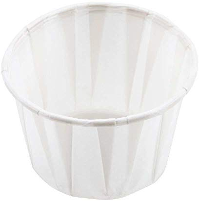 250 WAXED PAPER DISPOSABLE SAUCE DISHES/DIPPING POTS 28ML