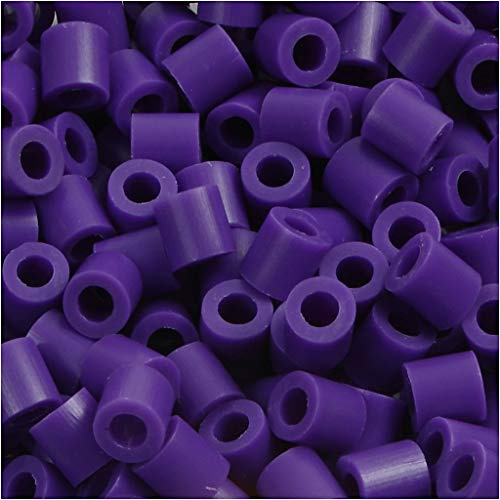 Nabbi Schmelzperlen aus Kunststoff, Plastik, violett, 1100-Piece