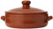 Amazing Cookware Plat Profond en Terre Cuite Naturelle avec Couvercle 15 cm