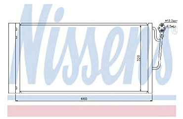 Nissens Air Conditioning Condenser/Receiver Drier Assembly - 940118