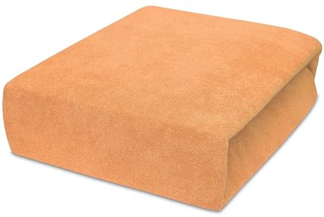 Best for Kids Spannbettlaken Spannbetttuch 100% Baumwolle Jersey in 22 Farben und 9 Größen (80x200, Lachs)