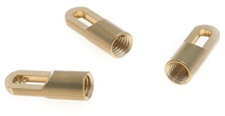 Dietzel 20479 Zugkopf-Satz mit Ösen Messing zu Kati-Blitz Compact, Durchmesser 6 mm (3-er Pack)