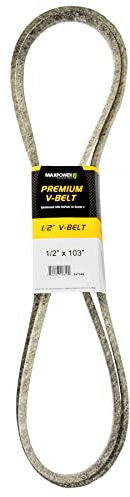MaxPower Courroies 347546, renforcé au kevlar, 1/2 x 103 - 4L1030 - longueur extérieure L(a) 2600 mm.