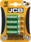 5x JCB NiMH Rechargeable AA Batteries 4 Pack