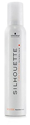 SK silhouette flexible hold mousse 500ml, Unparfümiert