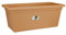 Elho Green Basics Garden Xxl 80 - Fioriera per Esterno - Ø 77.0 x H 34.5 cm - Marrone/Mild Terra
