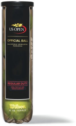 WILSON US Open RD Tennisball, 4 Stück