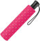 Mini-Taschenschirm Damen Flash Auf-Automatik - Dots (pink)