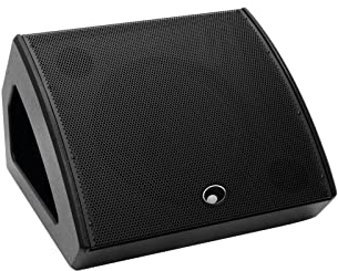 OMNITRONIC KM-112A Aktiv-Bühnenmonitor, koaxial | Monitor, 12 Woofer, 1,35 Treiber, LF: 250 W RMS, HF: 50 W RMS