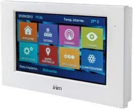 Inim Alien/SB - Interfaccia Utente Touch Screen