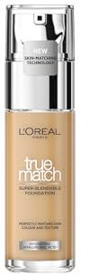 L'Oréal Paris Make up, Flüssige Foundation mit Hyaluron und Aloe Vera, True Match Make-Up, 5.N Neutral Medium