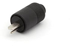 Audio Connectors 609401 - Conector para altavoz (2 clavijas, atornillable), color negro