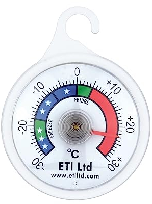 ETI 49885-02 Fridge/Freezer Thermometer 5 Cm, 2, Abs