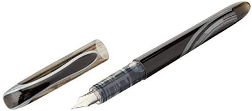 Zebra Pen Fuente Disposable Fountain Pen, 0.6mm Point, Black Ink, 12-Pack 69481