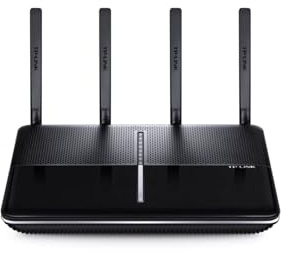 TP-Link Archer C3150 AC3150 Dual-Band Gigabit WLAN Router (2167Mbit/s (5GHz) + 1000Mbit/s (2.4GHz), 4 Gigabit LAN Ports, 1 USB 2.0, 1 USB 3.0, MU-MIMO, Print/Media/FTP/Server, App Control) White