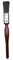 Fit For The Job 0.75 inch All Purpose Mixed Bristle Paint Brush for a Smooth Finish Painting with Emulsion, Gloss and Satin Paints on Walls, Ceilings, Wood and Metal, 0.75 19mm
