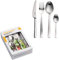 Fiskars Set de cubertería, 16 unidades, Acero de calidad, Plata/Mate, Functional Form, 1002958