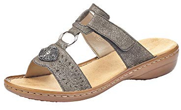 Rieker 608k1, Mules Femme, Gris (Stromboli), 39 EU