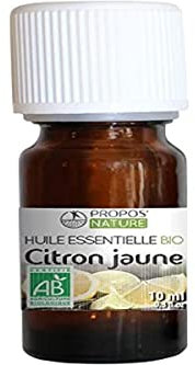 Huile essentielle de Citron Bio - Citrus limon peel oil - 10ml - PROPOS'NATURE