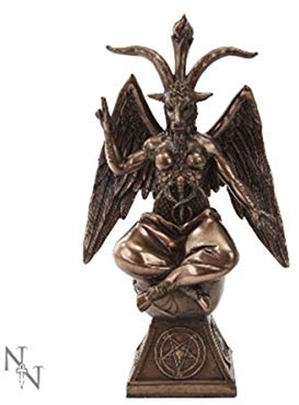 Nemesis Now Baphomet Figur, Bronze, Kunstharz, Einheitsgröße
