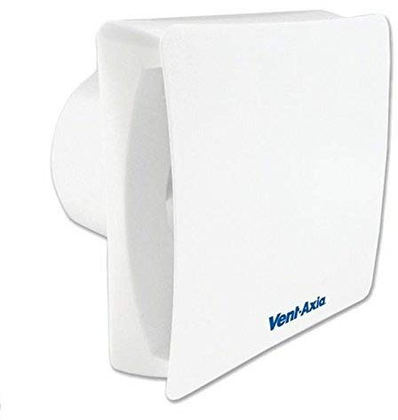 Vent Axia Silent Timer Standard Extractor Bathroom Toilet Fan VASF100T VASF100S (Timer - VASF100T)