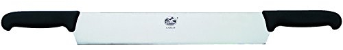 Victorinox, Swiss Classic, Profi Käsemesser, Extra Scharfe Klinge, gerader Schliff, 36 cm, Robuster Kunststoffgriff, Rostfreier Stahl, schwarz