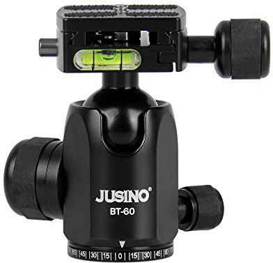 JUSINO Stabiler Kugelkopf 10kg Tragkraft 360° Schwenkfunktion