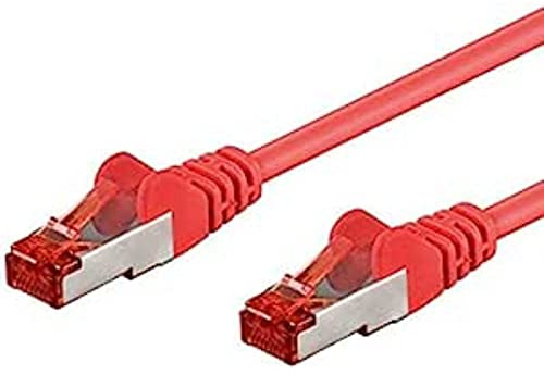 Intellinet 735247 Netzwerkkabel Cat6 SFTP LS0H RJ-45 Stecker auf RJ-45 Stecker 0,5m rot