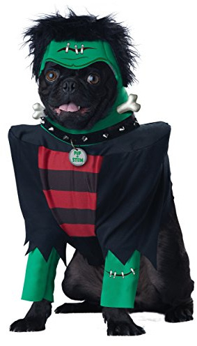 California Costumes Franken Pup Dog Costume, Medium Lime