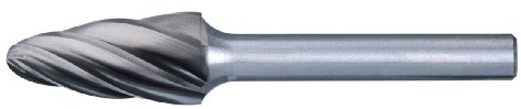 Pferd 21117886 Hartmetall-Frässtifte RBF 1225/6 Z Alu