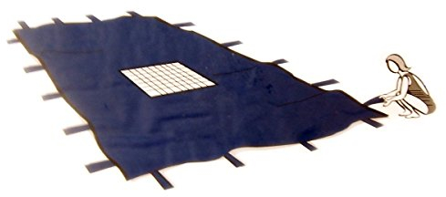 Poolabdeckplane 6 x 10m mit Ablaufnetz - Abdeckplane - Winterabdeckplane / Sommerabdeckplane 6x10m
