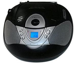 Nevir NVR-474U - Radio CD con MP3, portátil, color negro