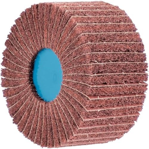 Polinox Schleifrad mit Gewinde PNZ - Ø 100mm, Breite: 50mm, RPM: 6.000, Gewinde: M14 - Korngröße: 180