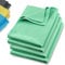 ELEXACLEAN Bayeta Microfibra Secado Coche (4 Unidades, 60x40 cm, Verde) - bayetas Absorbente Cocina